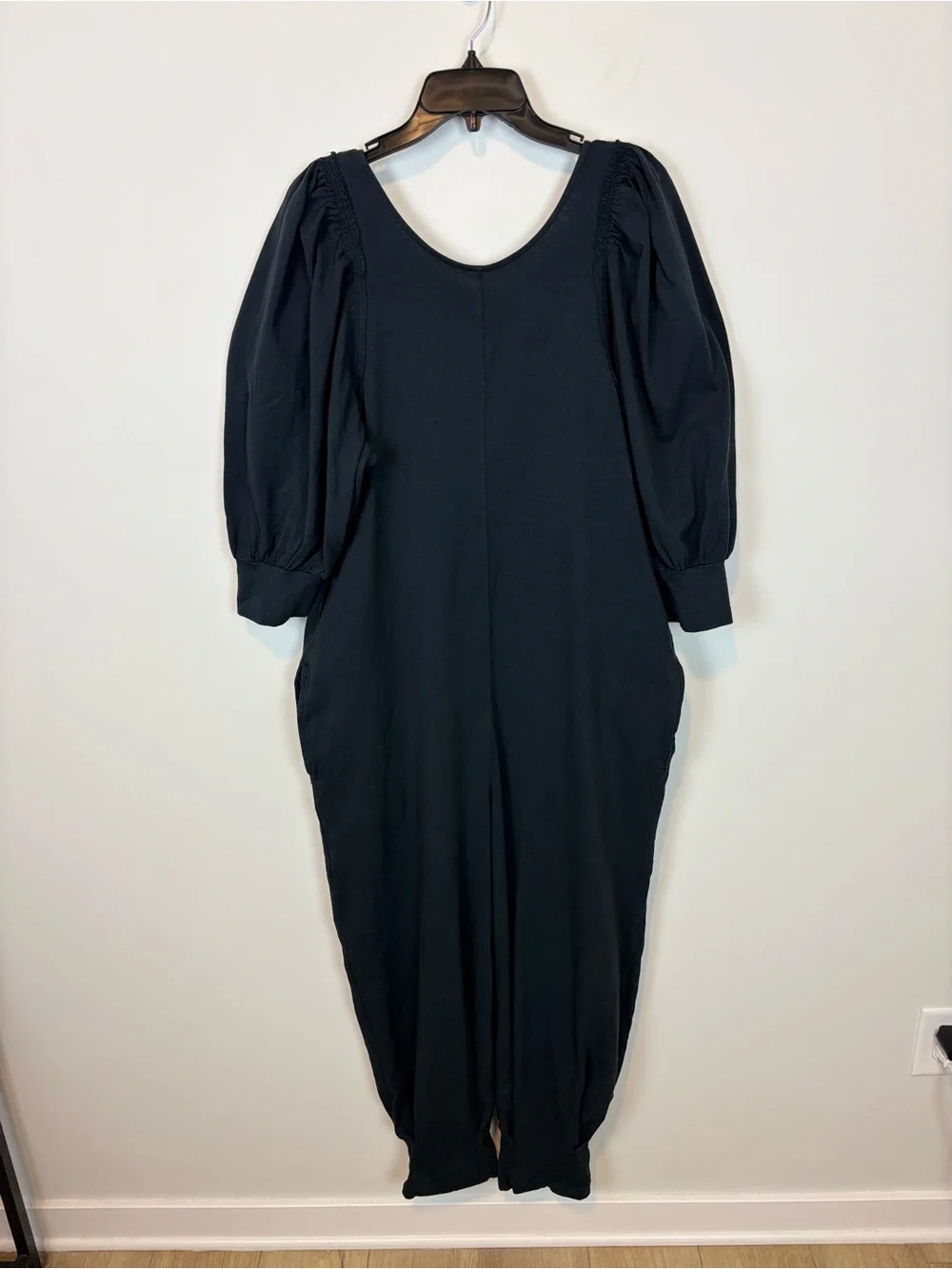 Free People Jackie One Piece Jumpsuit in Black Size M